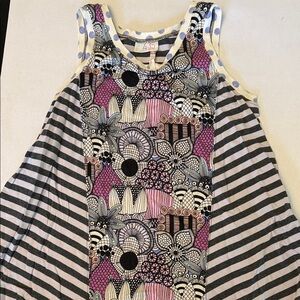 Matilda Jane 435 Colorful Patterned Sleeveless Top